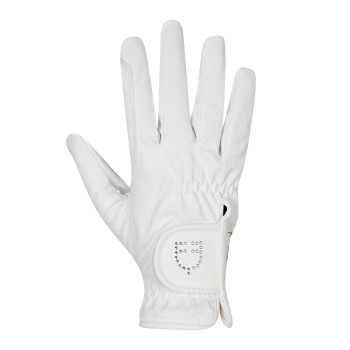 WOMEN'S GLOVES IN SOFT TECHNICAL FABRIC WITH GLITTER LOGO