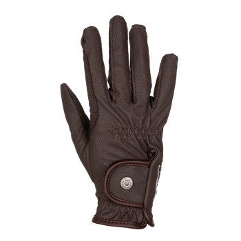 UNISEX GLOVES IN SOFT SYNTHETIC LEATHER WITH VELCRO CLOSURE