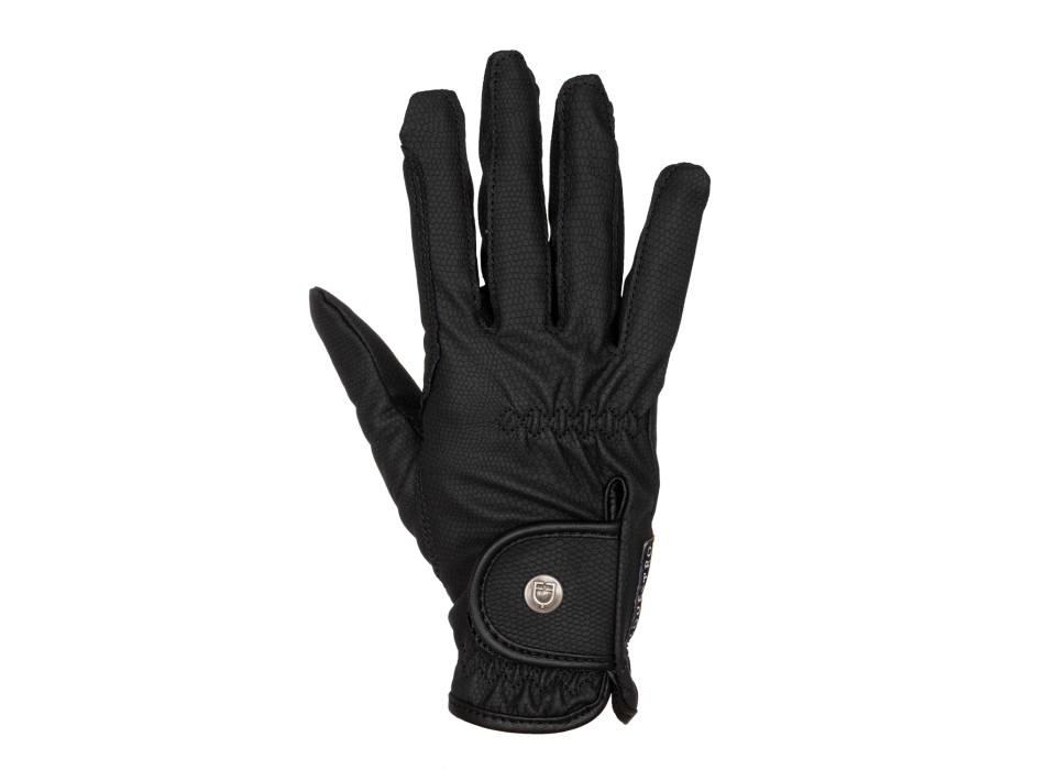 UNISEX GLOVES IN SOFT SYNTHETIC LEATHER WITH VELCRO CLOSURE