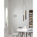 Cylindrical pendant lamp GIRASOLI 208.31.FF IL FANALE