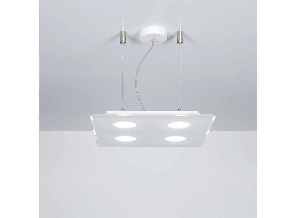 Emporium square Domino suspension lamp