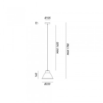 MINI LOFT 269.11.FF IL FANALE suspension lamp