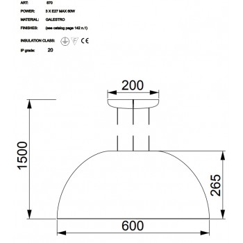 Suspension Lamp NOTORIUS TOSCOT