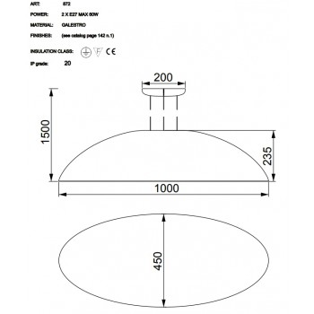 Suspension Lamp NOTORIUS TOSCOT