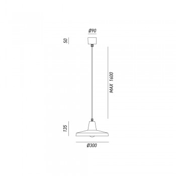 Suspension lamp OFFICINA 268.01.FF IL FANALE