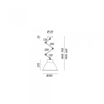 Suspension lamp Small LOFT 269.02.OF IL FANALE