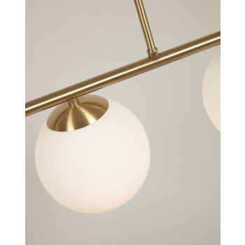 Mahala ceiling lamp with steel details