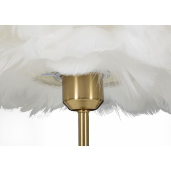 BALL FEATHER TABLE LAMP