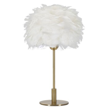 BALL FEATHER TABLE LAMP