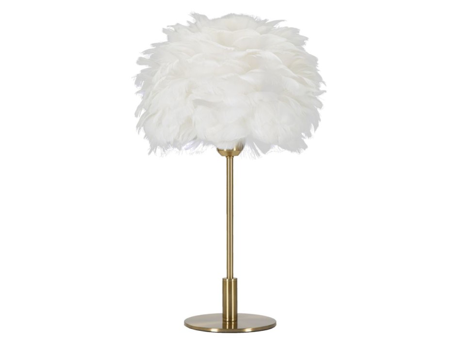 BALL FEATHER TABLE LAMP