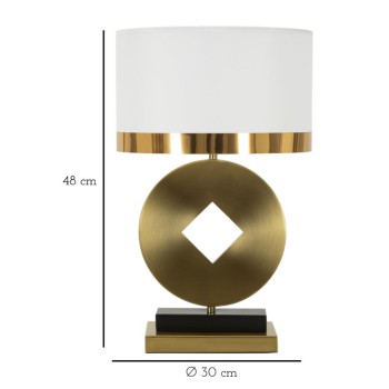 COIN TABLE LAMP Ø 30X53