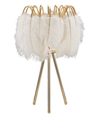 FEATHER STAND TABLE LAMP