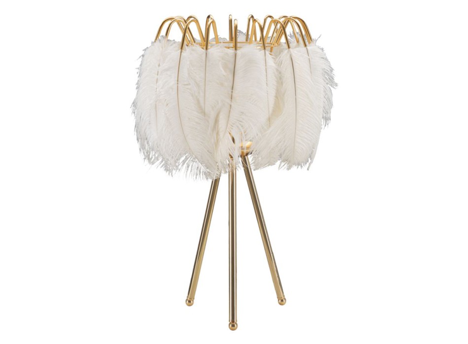 FEATHER STAND TABLE LAMP