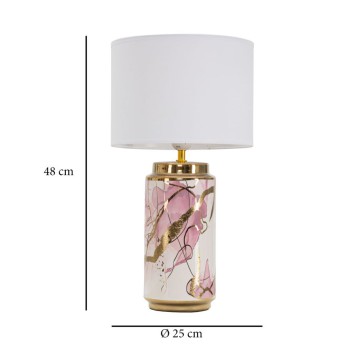 GLAM ABSTRACT TABLE LAMP