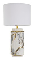 GLAM ABSTRACT BLACK TABLE LAMP