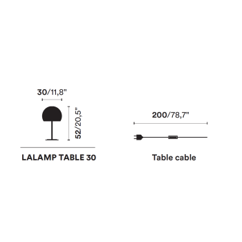 TABLE LAMP LALAMPADA 30 OPINION CIATTI