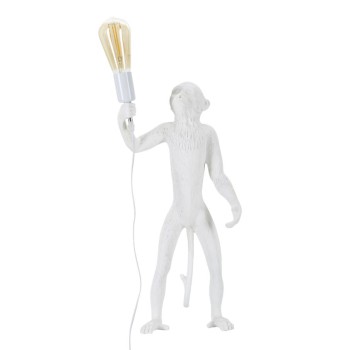 WHITE MONKEY TABLE LAMP