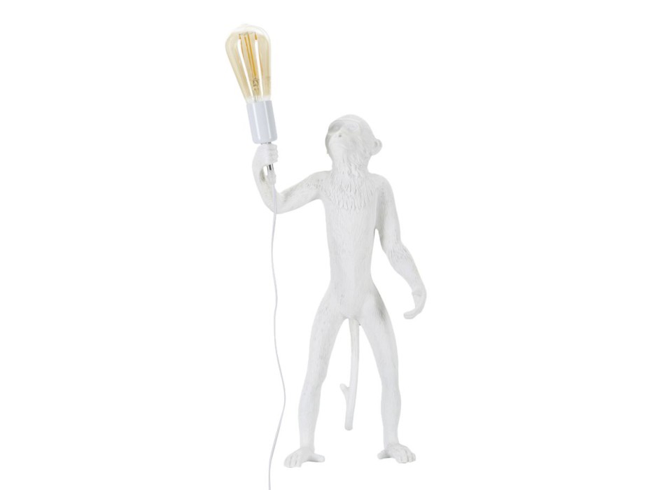 WHITE MONKEY TABLE LAMP