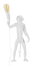 WHITE MONKEY TABLE LAMP