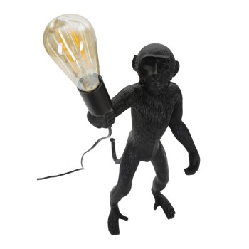 BLACK MONKEY TABLE LAMP