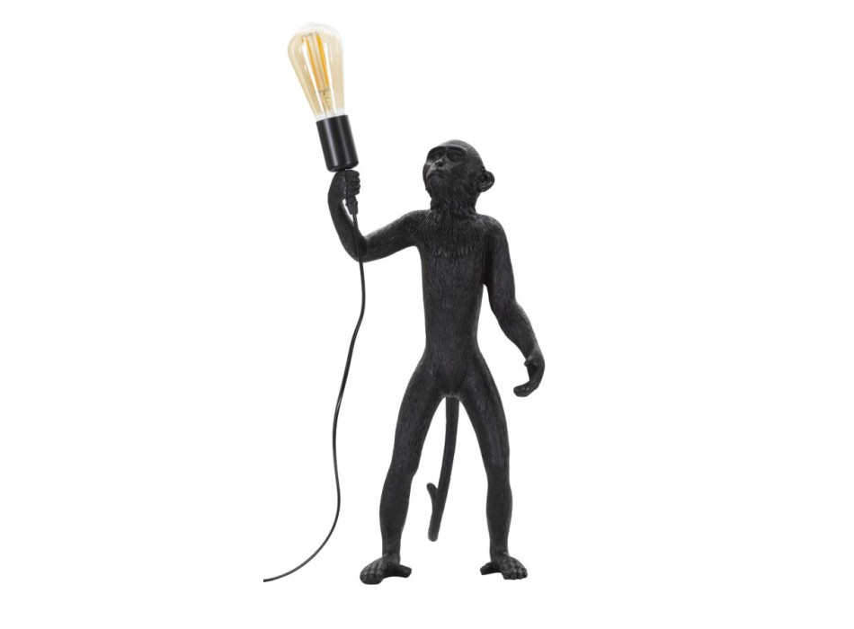 BLACK MONKEY TABLE LAMP