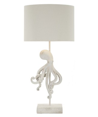 WHITE OCTOPUS TABLE LAMP