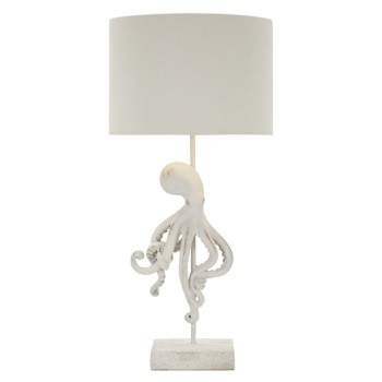 WHITE OCTOPUS TABLE LAMP