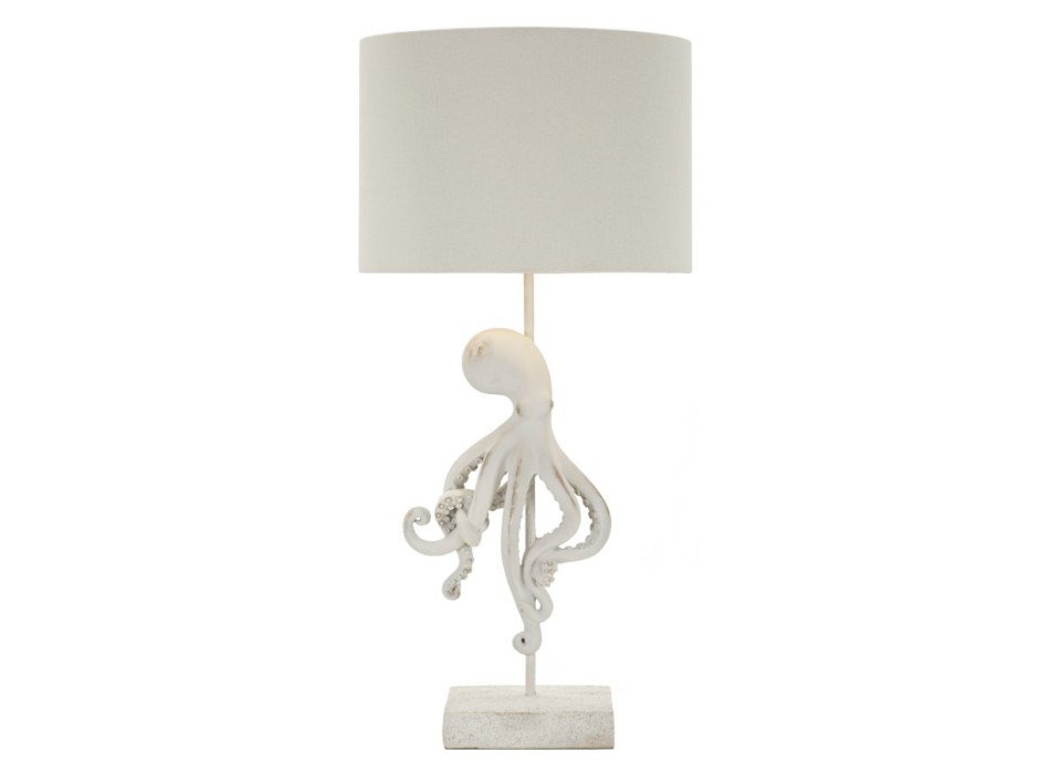 WHITE OCTOPUS TABLE LAMP