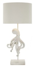 WHITE OCTOPUS TABLE LAMP