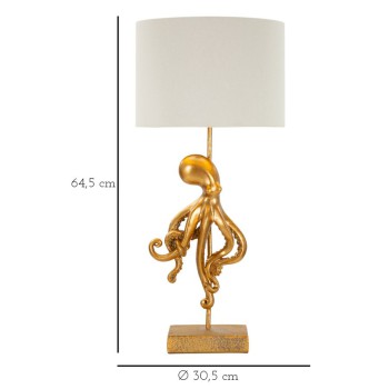 OCTOPUS GOLD TABLE LAMP