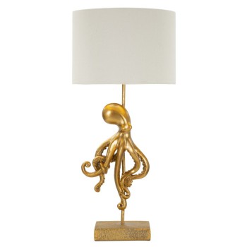 OCTOPUS GOLD TABLE LAMP