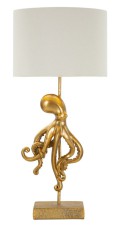 OCTOPUS GOLD TABLE LAMP