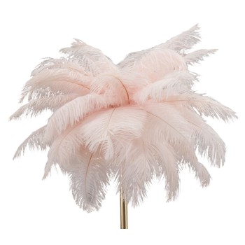 PINK PALM TABLE LAMP