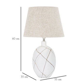 LINES RESIN TABLE LAMP