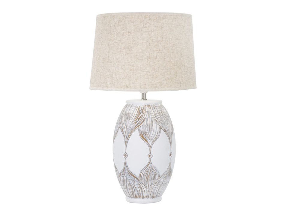 ATHENS OVAL RESIN TABLE LAMP