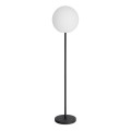 Dinesh outdoor floor lamp in black steel