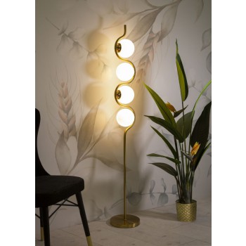 GLAMY S 4 LIGHT FLOOR LAMP