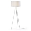 Floor lamp Iguazu white fabric