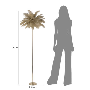 PALM CAMEL FLOOR LAMP