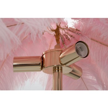 PINK PALM FLOOR LAMP