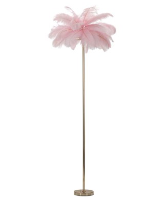 PINK PALM FLOOR LAMP