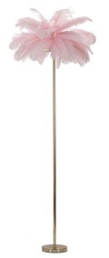 PINK PALM FLOOR LAMP