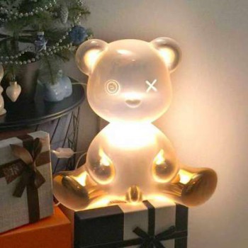 TEDDY BOY LAMP METAL FINISH WITH CABLE 24002 QEEBOO