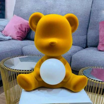 TEDDY GIRL LAMP WITH RECHARGEABLE LED 25001 QEEBOO