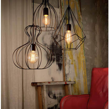 Ampolla-1 chandelier 194295 Ideal Lux