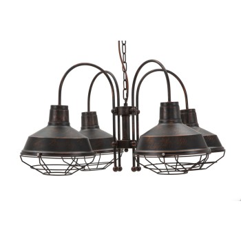 BRONKS 4 LIGHT CHANDELIER