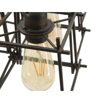 INDUST STICK CHANDELIER 6 LIGHTS