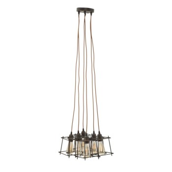 INDUST STICK CHANDELIER 6 LIGHTS