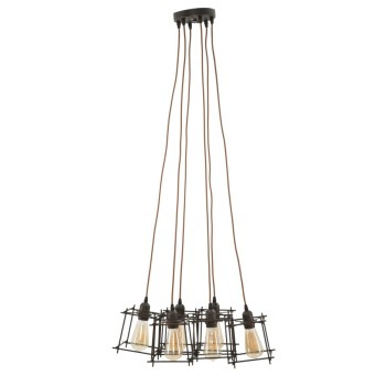 INDUST STICK CHANDELIER 6 LIGHTS