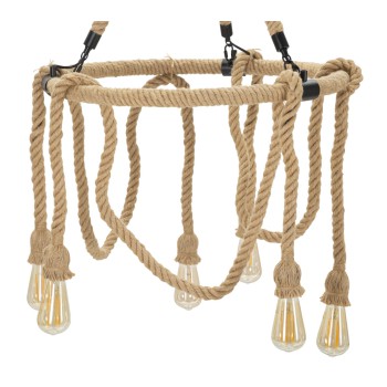 ROPE CIRCLE CHANDELIER